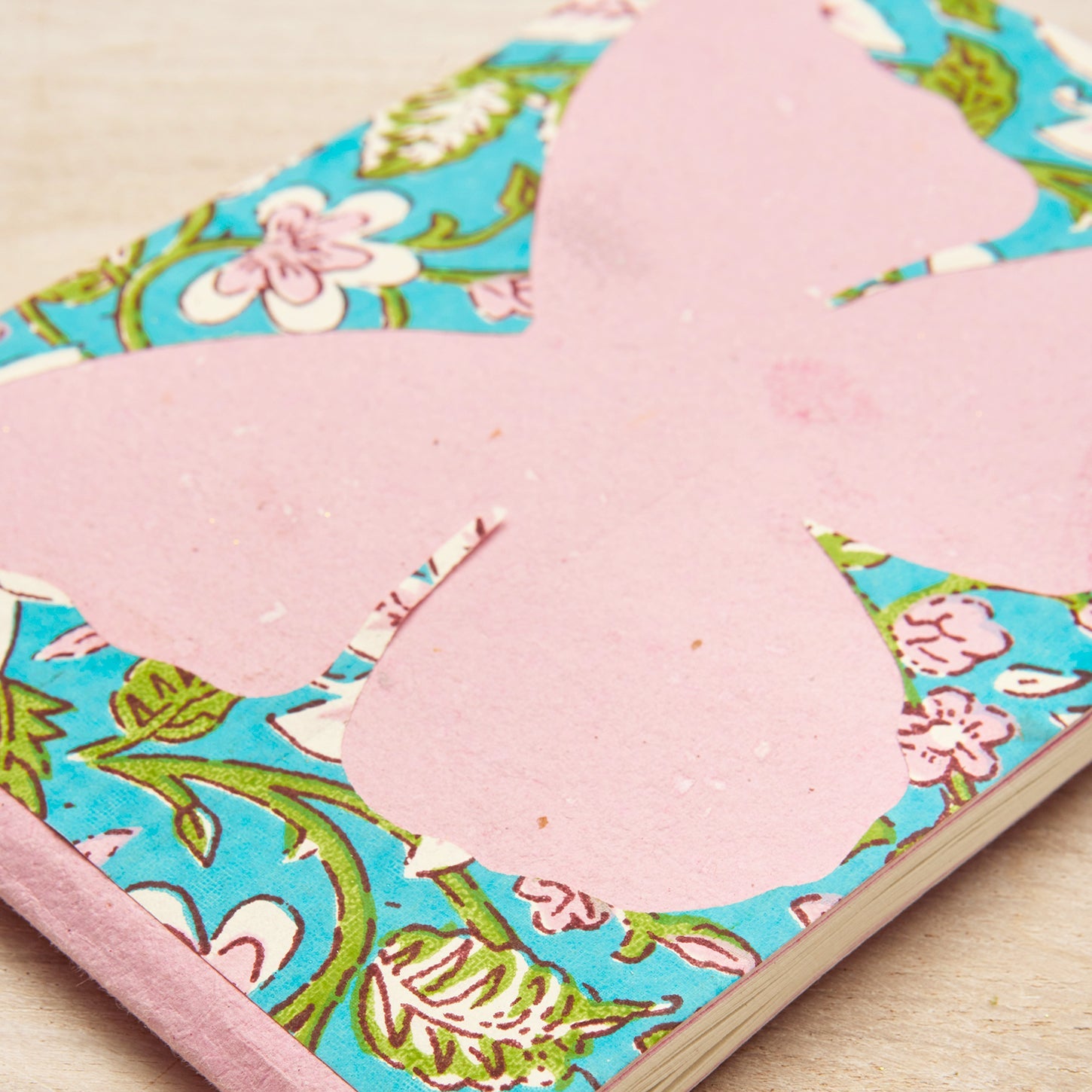 Butterfly Cut-Out Floral Notebook - NB502 - Uneeka