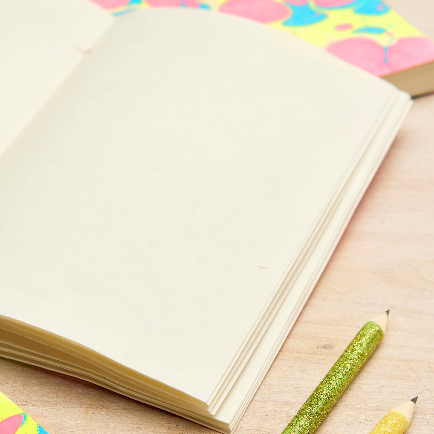 Neon Marbled Mushroom Cut-Out Notebook - NB503 - Uneeka