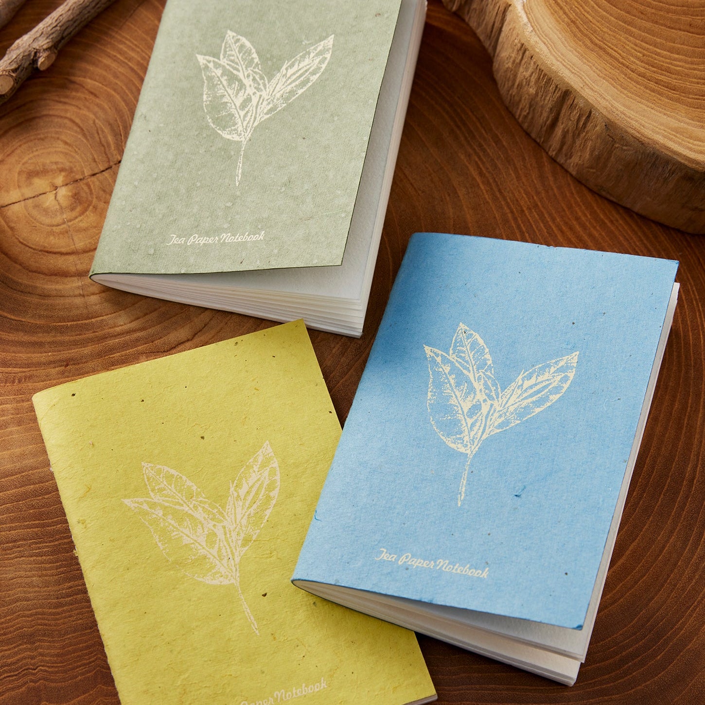 Recycled Tea Paper Coloured Notebook - NB7 - Uneeka