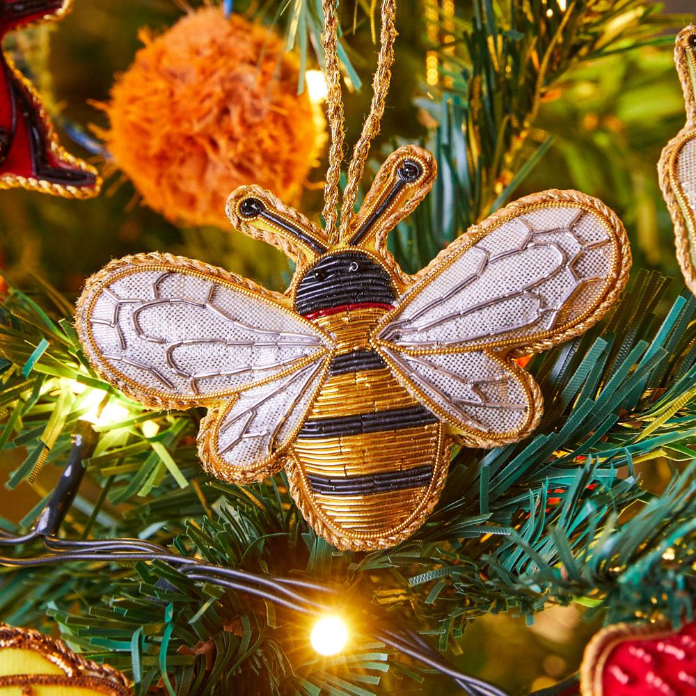 Embellished Bumble Bee Hanging Decoration - NE011 - Uneeka