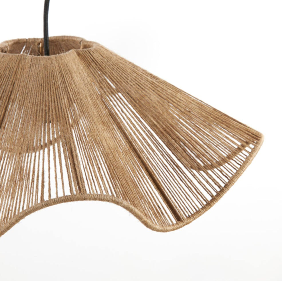 Natural Jute String Wave Pendant - Uneeka 8717807702083