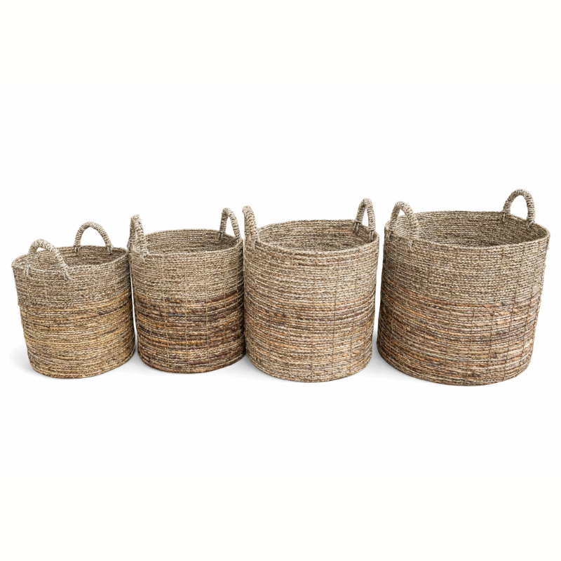 Natural Tall Seagrass Basket - 
P1004 - Uneeka