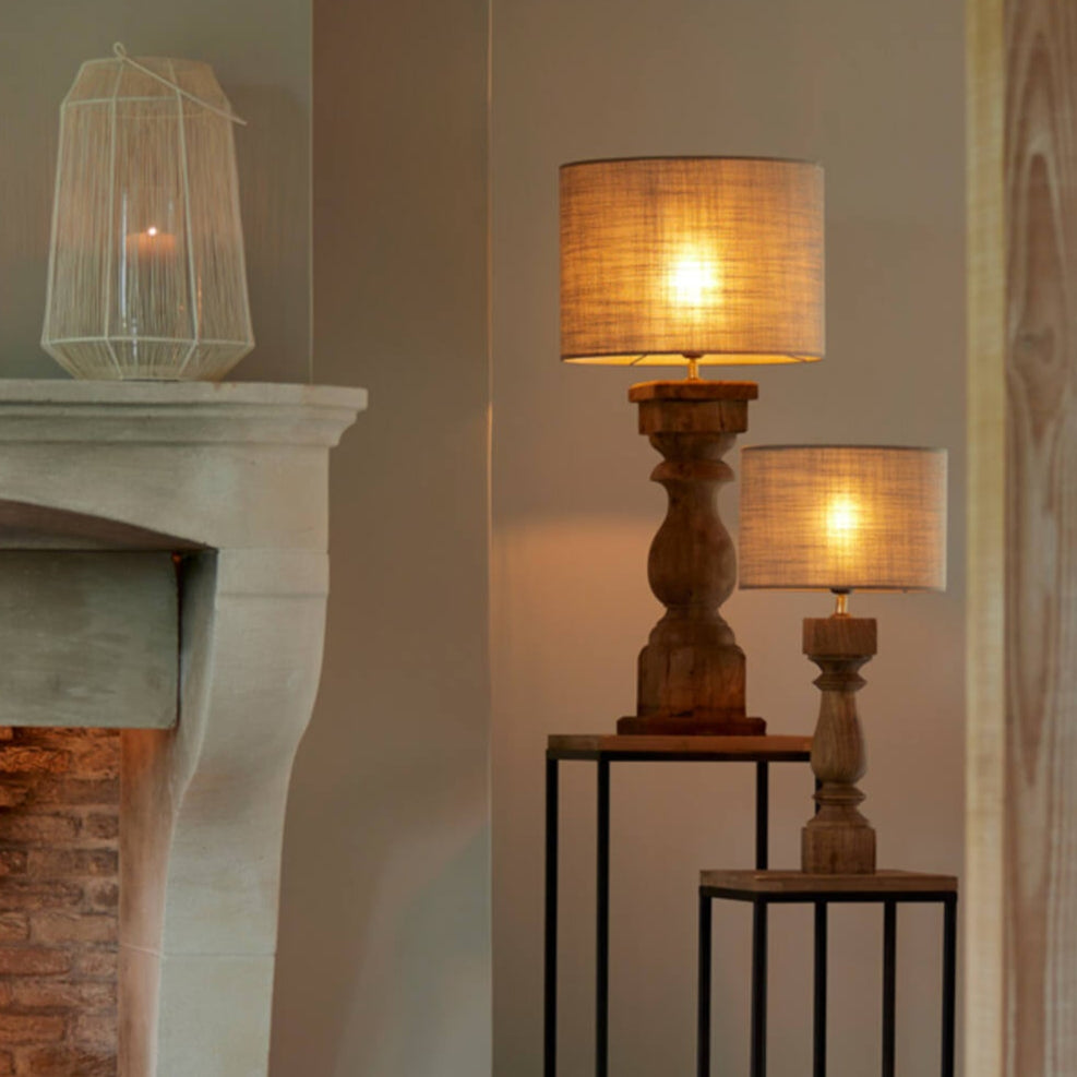 Neutral Tones Wool Blend Shade - Uneeka Lighting
