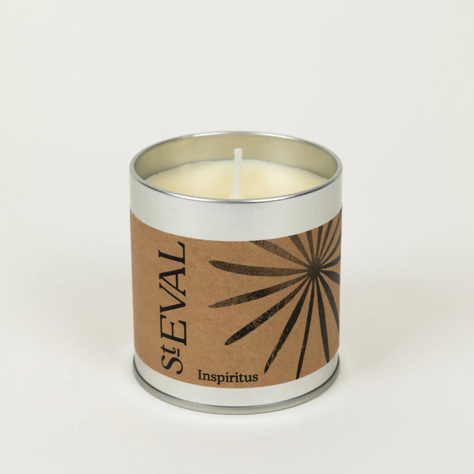 St Eval Tin Candle Inspiritus - F00438 - Uneeka
