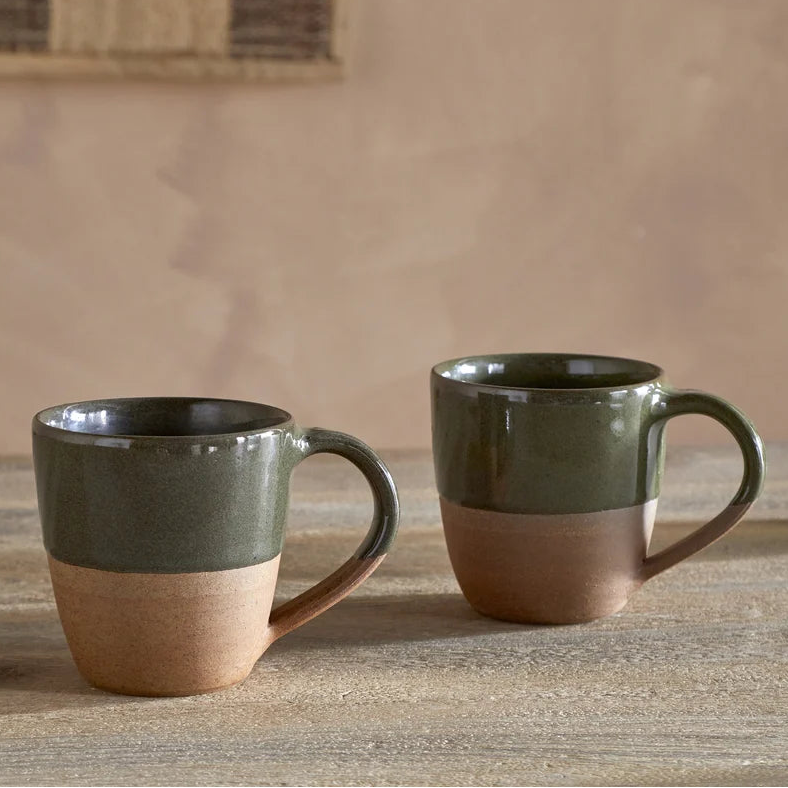 Nkuku Green Mali Large Mug - NP59268 - Uneeka