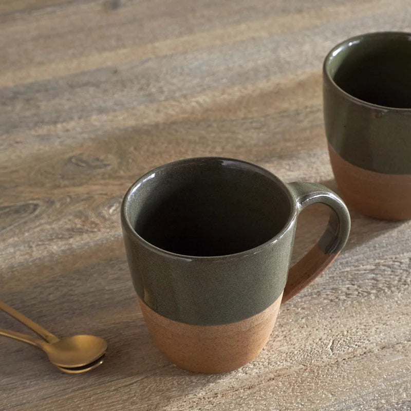 Nkuku Green Mali Large Mug - NP59268 - Uneeka