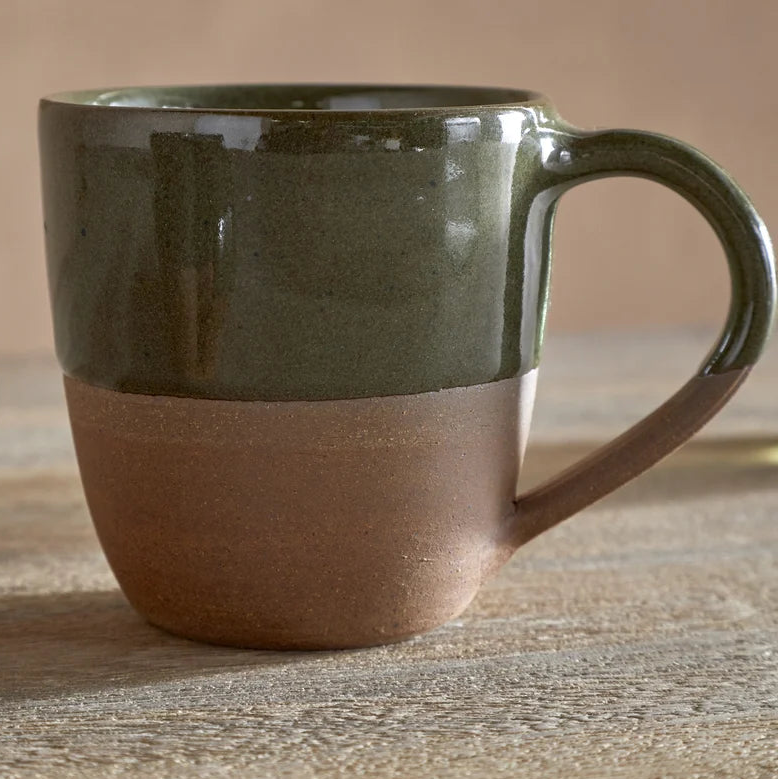 Nkuku Green Mali Large Mug - NP59268 - Uneeka