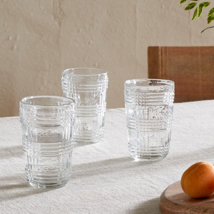 Nkuku Kaanch Clear Highball Glass - NP58642 - Uneeka