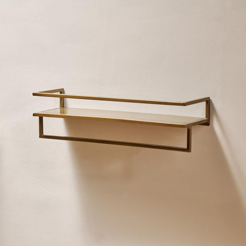 Nkuku Mahi Wall Shelf With Towel Rail - MS5501 - Uneeka