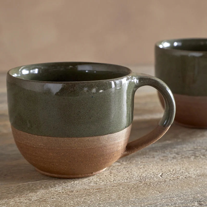 Nkuku Mali Rounded Mug Green - NP59269 - Uneeka
