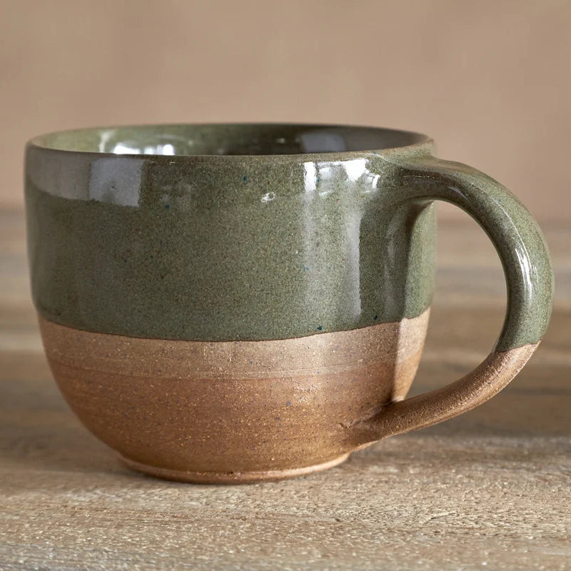 Nkuku Mali Rounded Mug Green - NP59269 - Uneeka