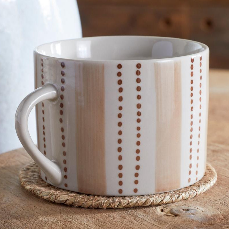 Nkuku Patthar Cream & Clay Mug - NP58863 - Uneeka