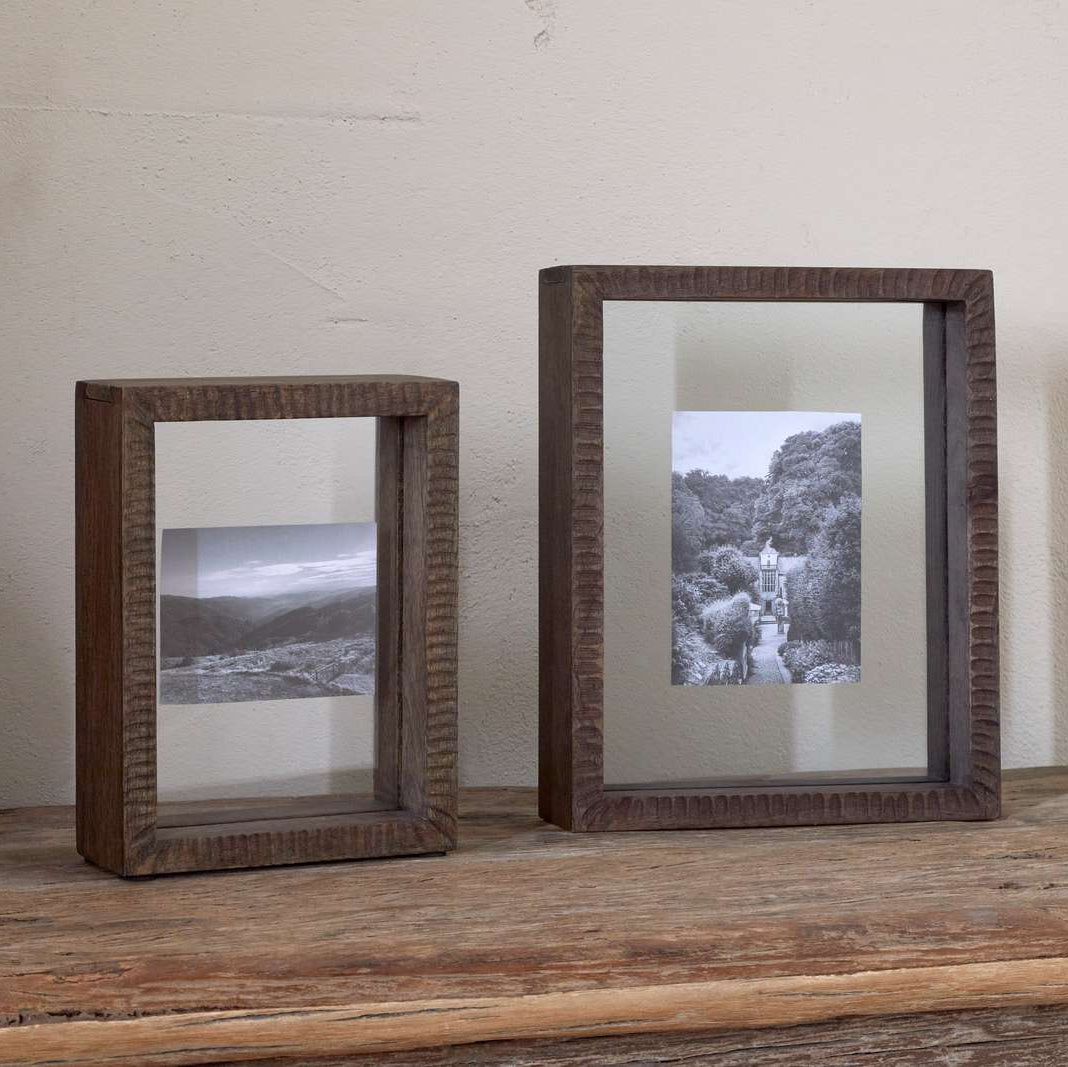 Nkuku Indu Standing Dark Ash Wooden Frame - IF0401 - Uneeka