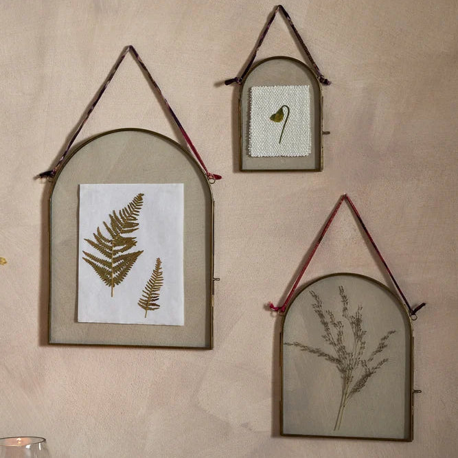 Nkuku Kiko Aged Brass Arch Frame - Uneeka