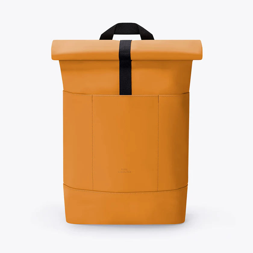 One Tone Recycled Plastic Backpacks Honey Mustard Medium