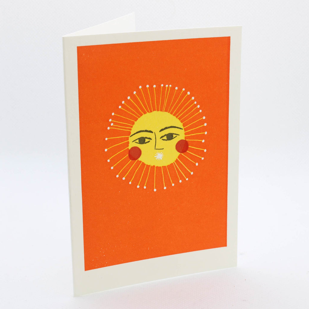 Orange Sun Mini Art Card