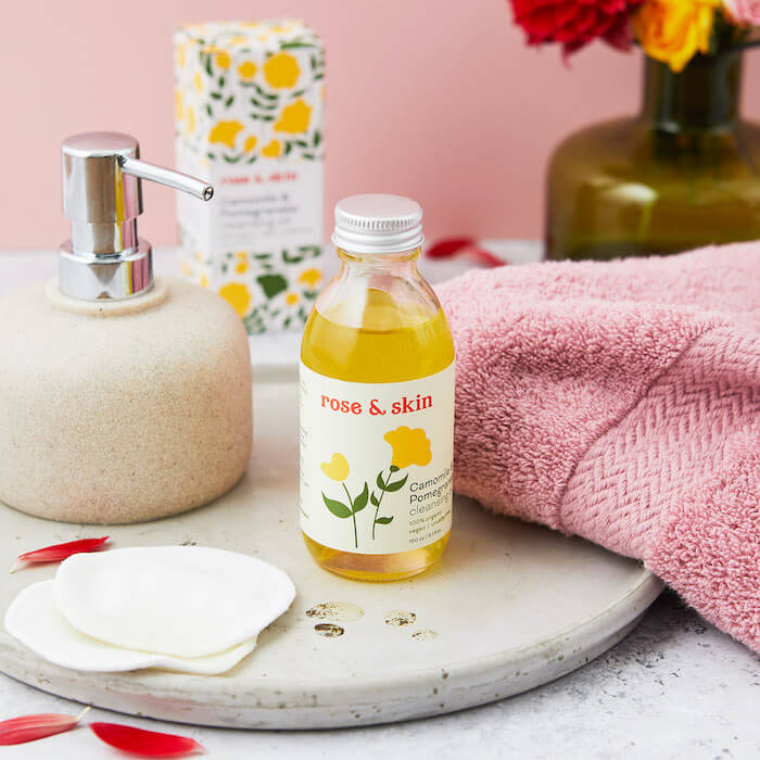 Organic Camomile & Pomegranate Cleansing Oil Lifestyle