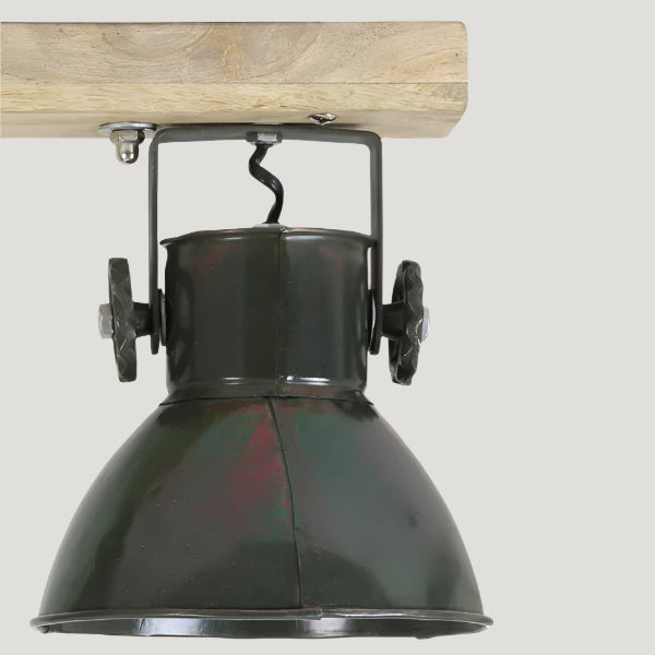 Pair of Industrial Militarian Green Metal Spot Lights* - Uneeka