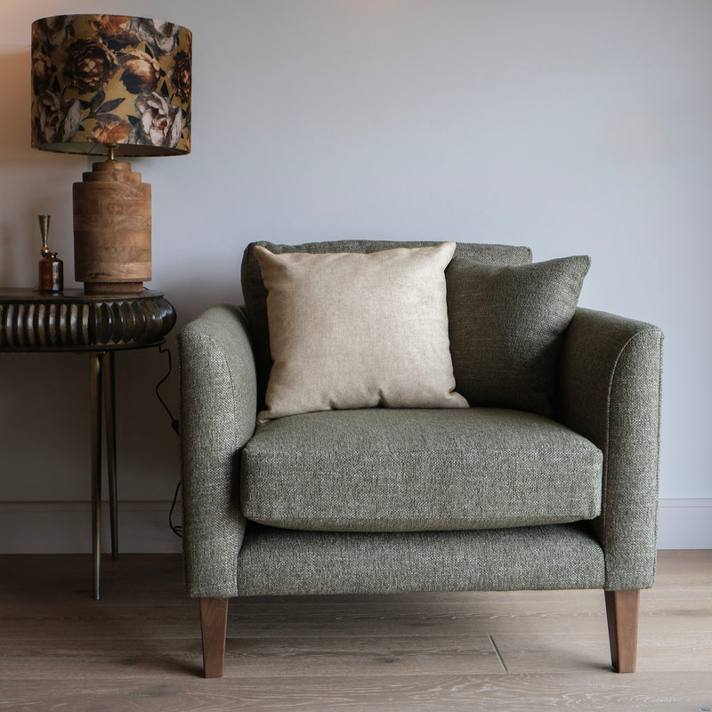 Paulus & Brown Camden Upholstered  Armchair Moss Boucle Uneeka Home