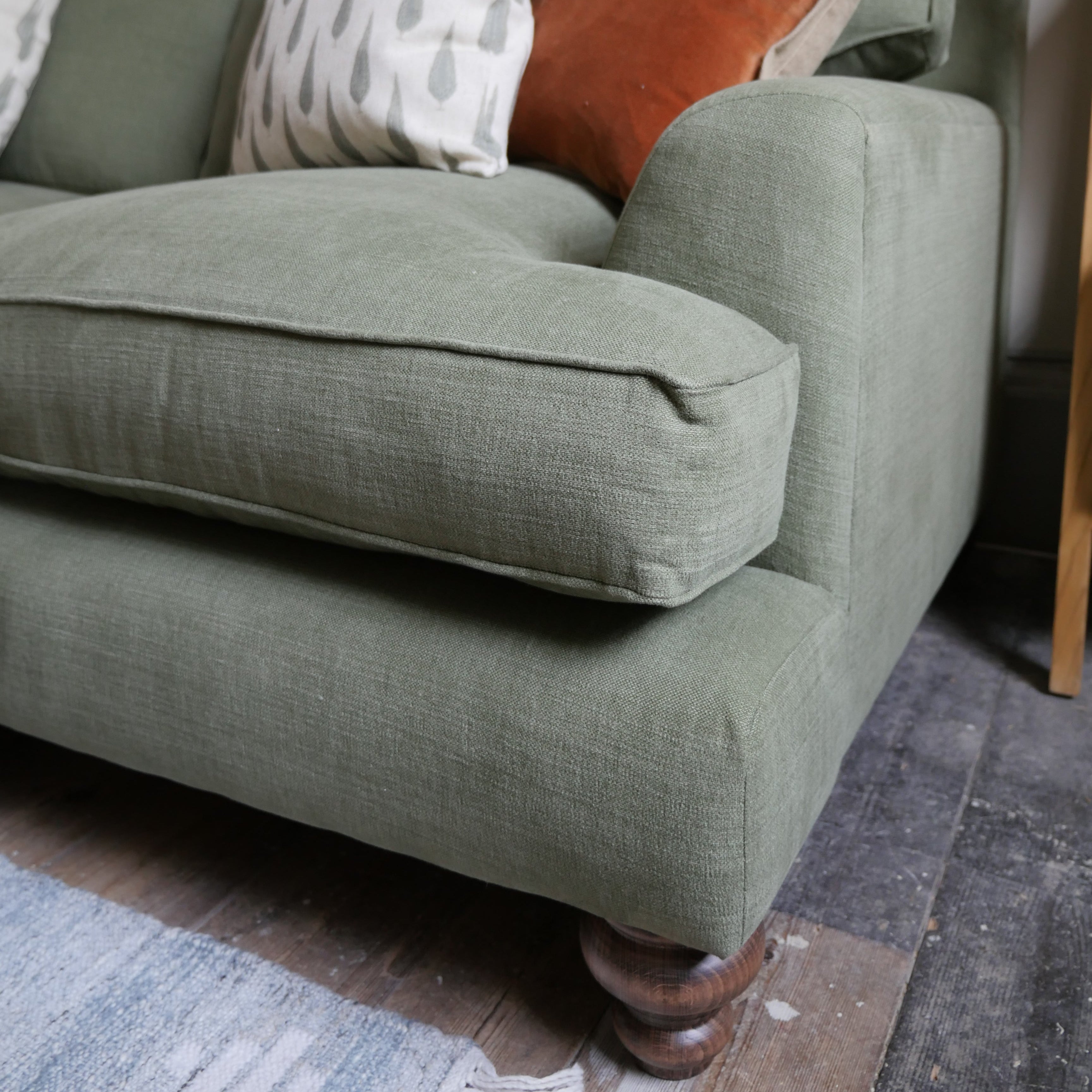 Paulus & Brown Canterbury Upholstered Sofa - closeup - Uneeka Home 