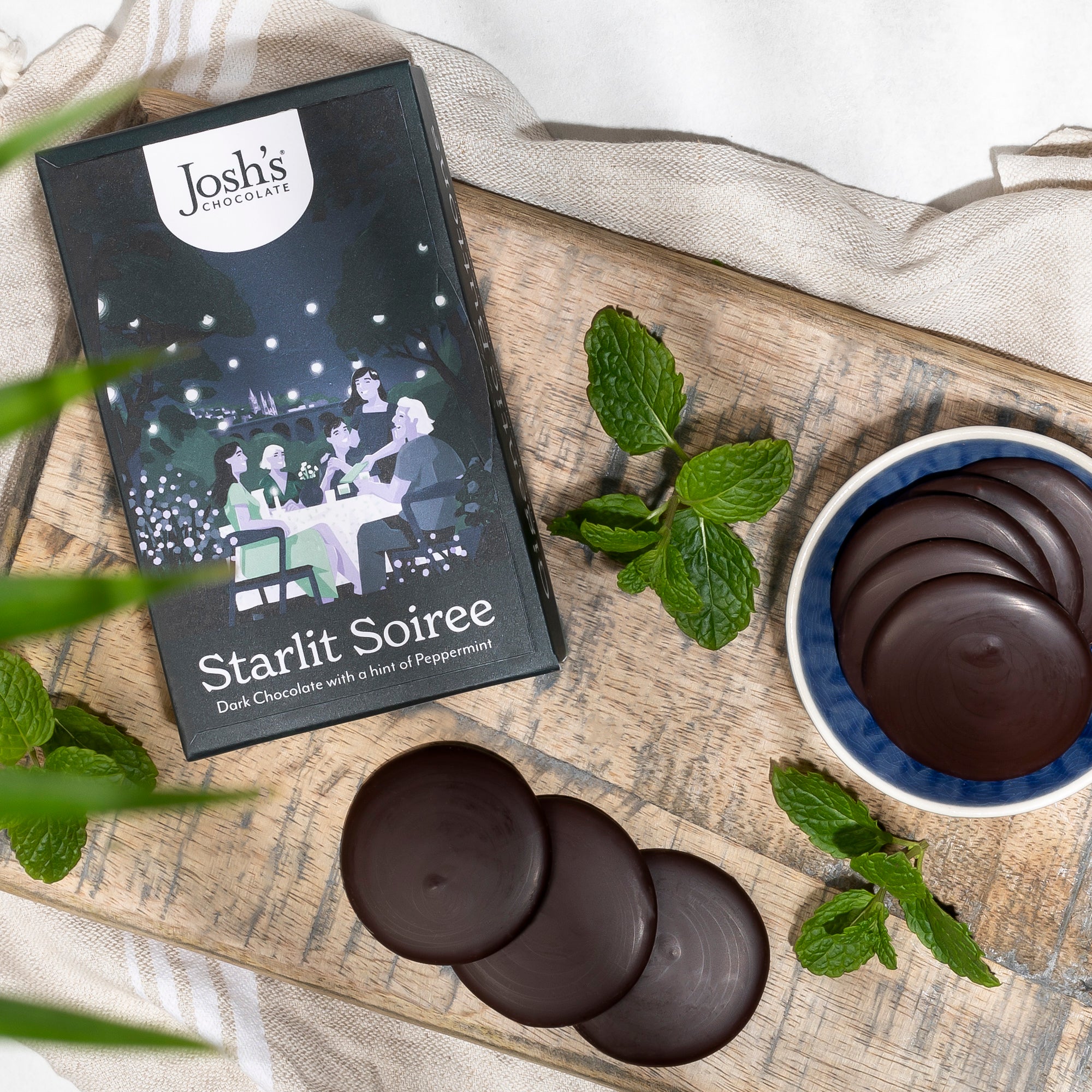 Gigantic Dark Chocolate Peppermint Buttons Boxed - Gigantic Dark Chocolate Peppermint Buttons – Vegan - Uneeka