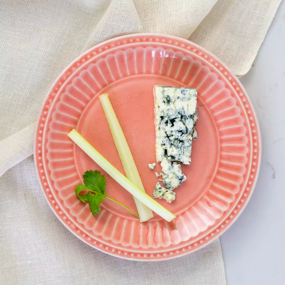 Pink Patterned Edge Side Plate - Uneeka