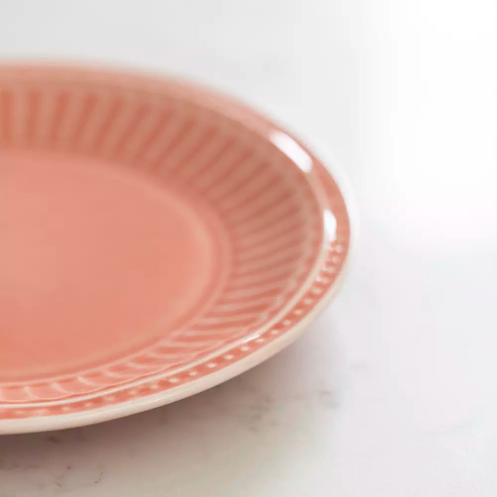Pink Patterned Edge Side Plate - Uneeka