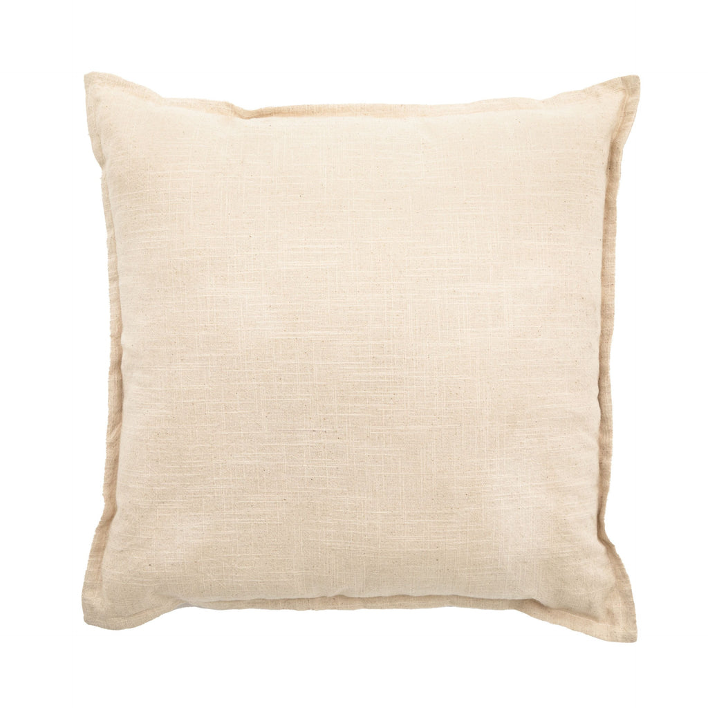 Provence Cotton Square Cushion - Natural