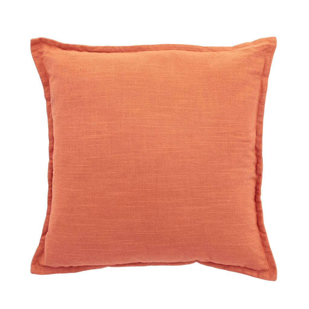 Provence Cotton Square Cushion - Rust