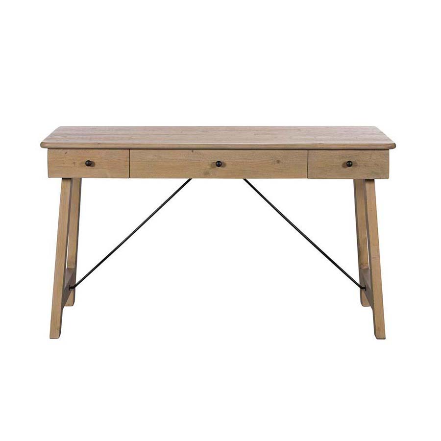 Reclaimed Plank Wood Wide Desk