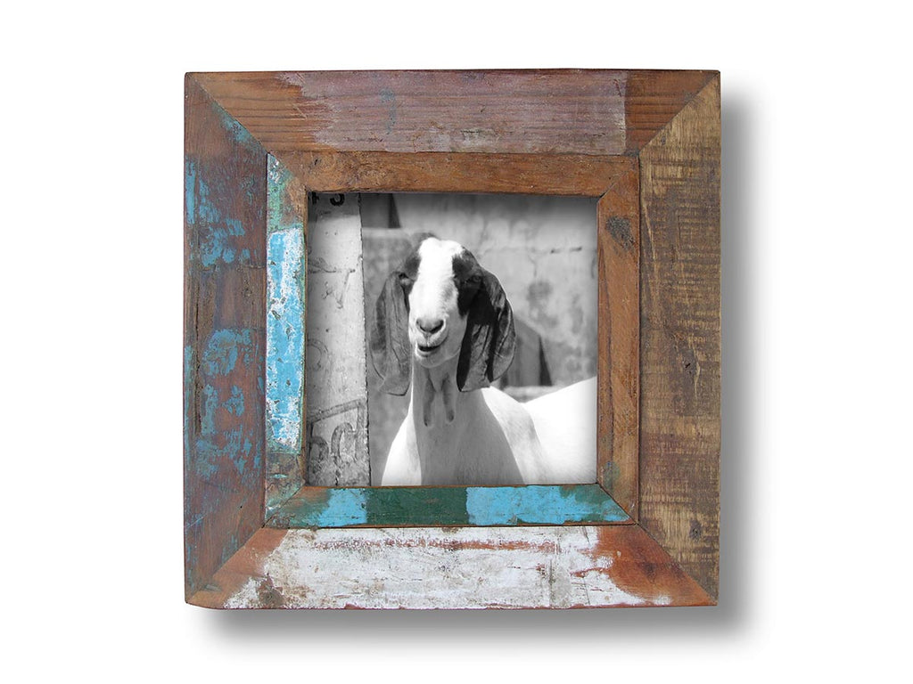 Reclaimed Wood 6" x 6" Bevelled Picture Frame