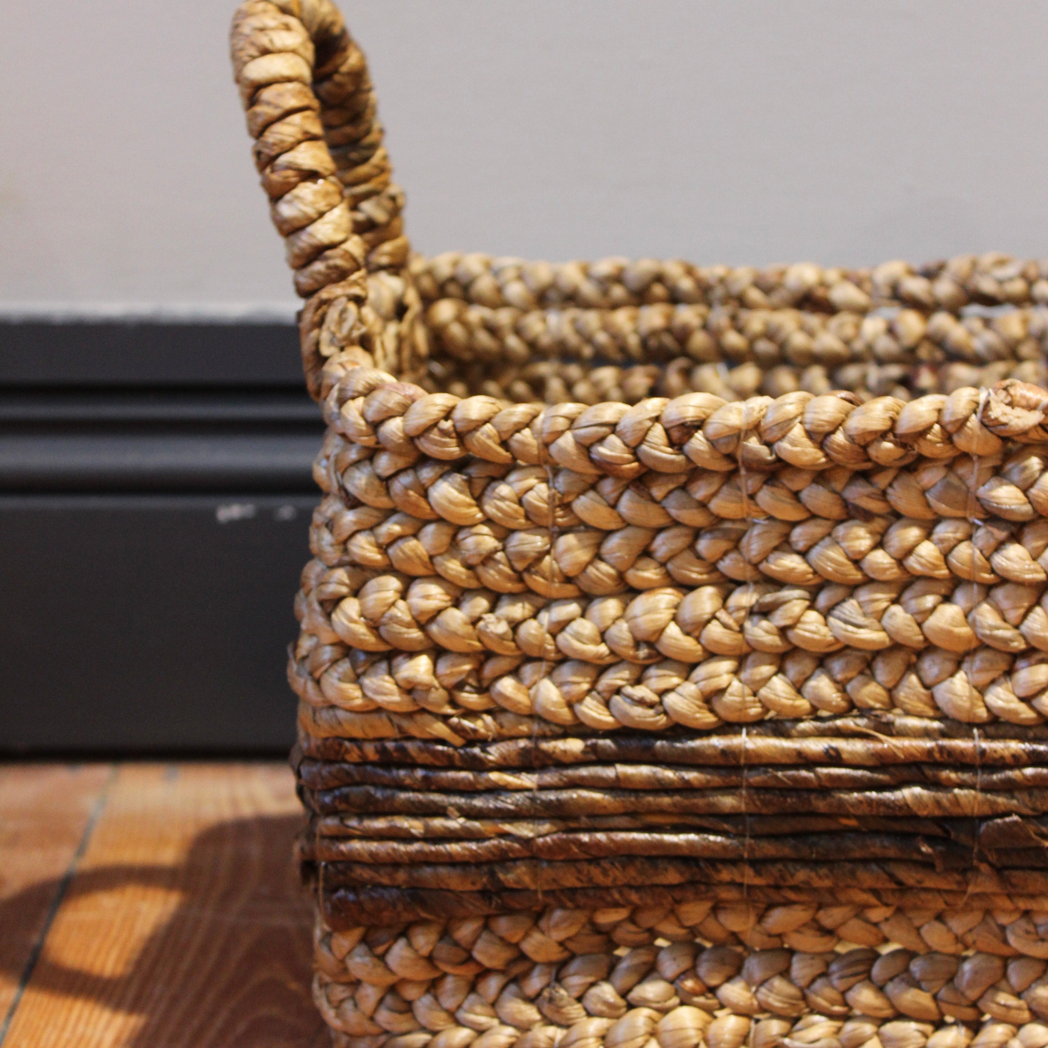 Rectangle Banana Fibre Basket - P1050 - Uneeka