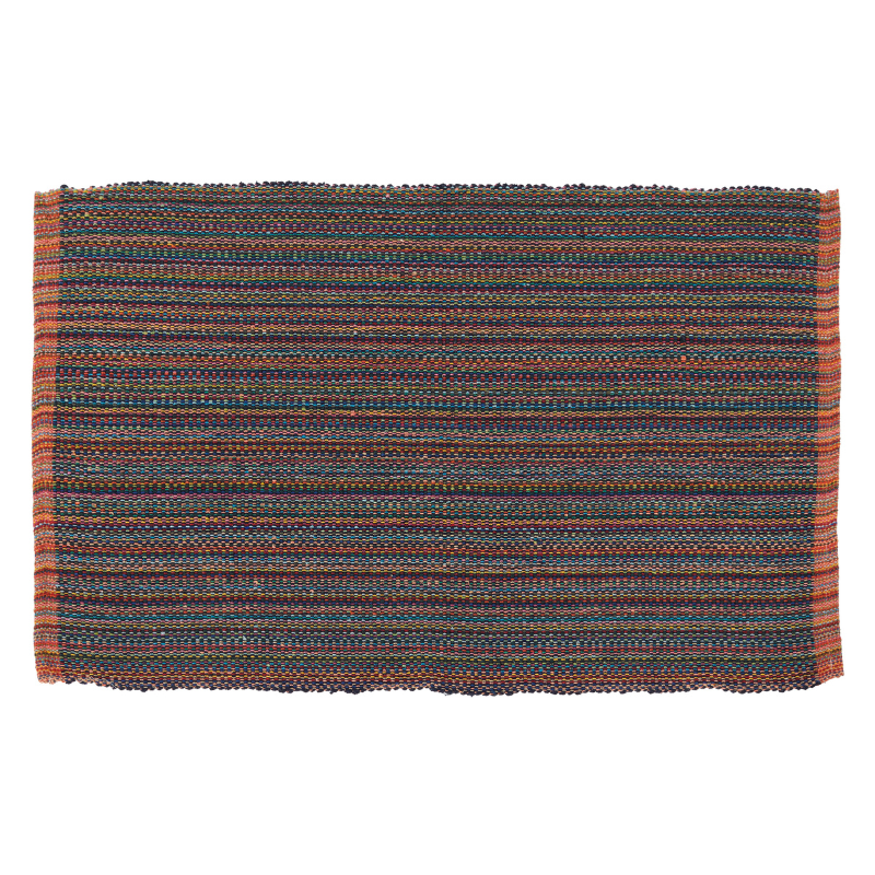 Recycled Cotton Striped Rug - ORRUG - Uneeka