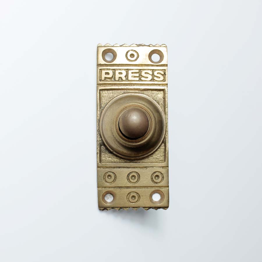 Retro Design Solid Brass Push Press Door Bel