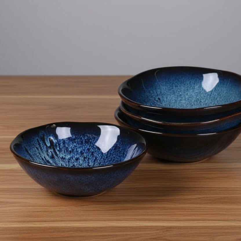 Ripple Edge Reactive Glaze Bowl - NCI029 - Uneeka