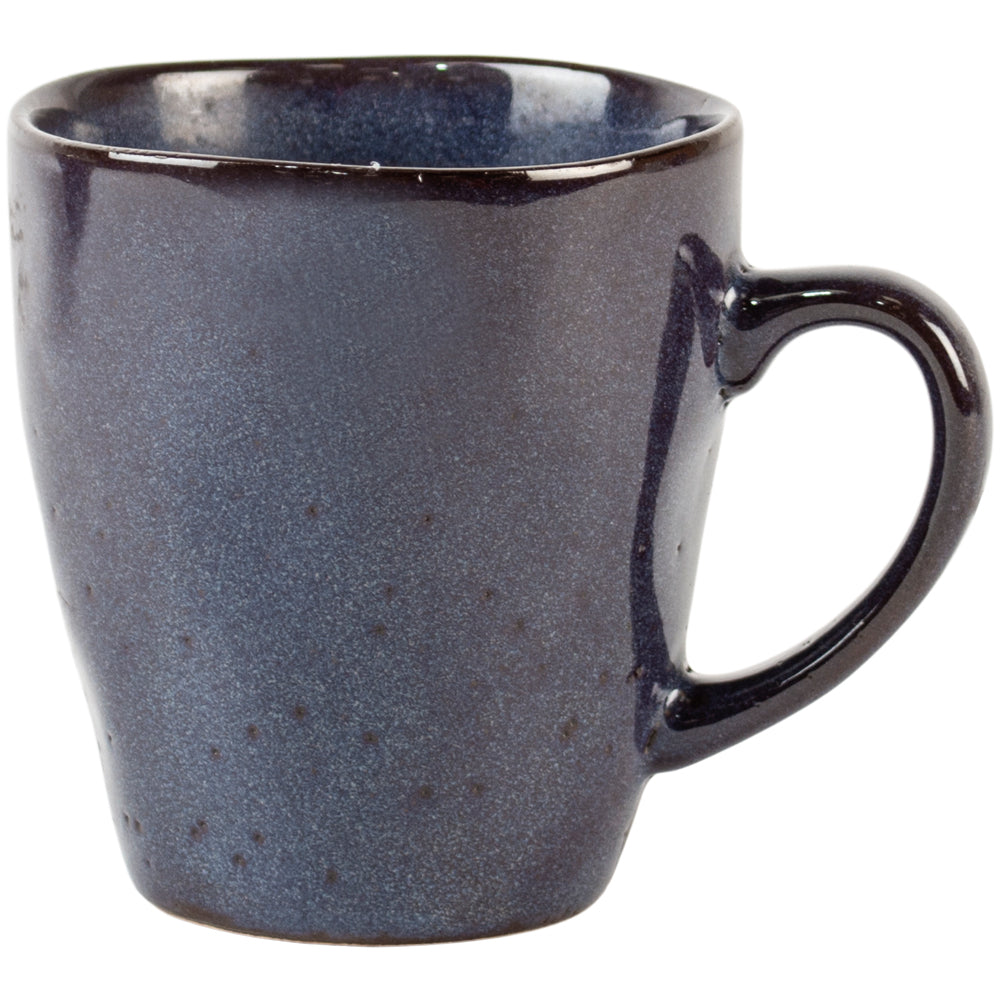 Rustic Style Ceramic Tall Mug Blue