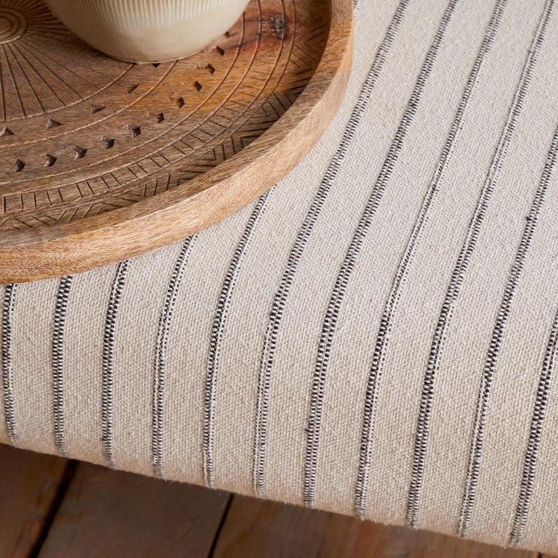 Nkuku Sanja Stripe Upholstered Bench - SB7301 - Uneeka
