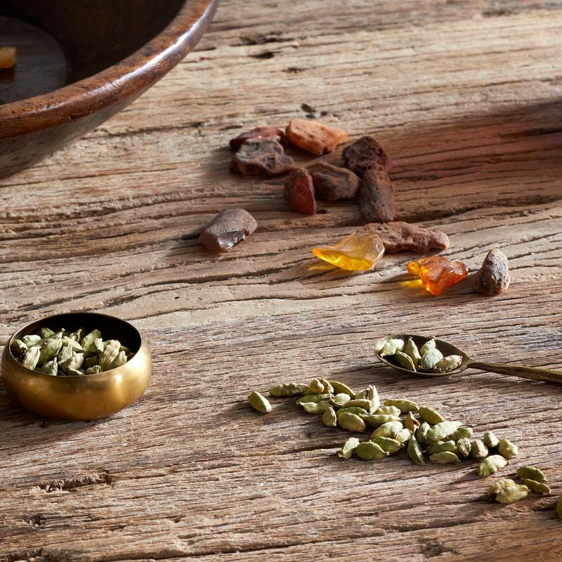 Nkuku Cardamom & Amber Scented Candle - SC5001 - Uneeka