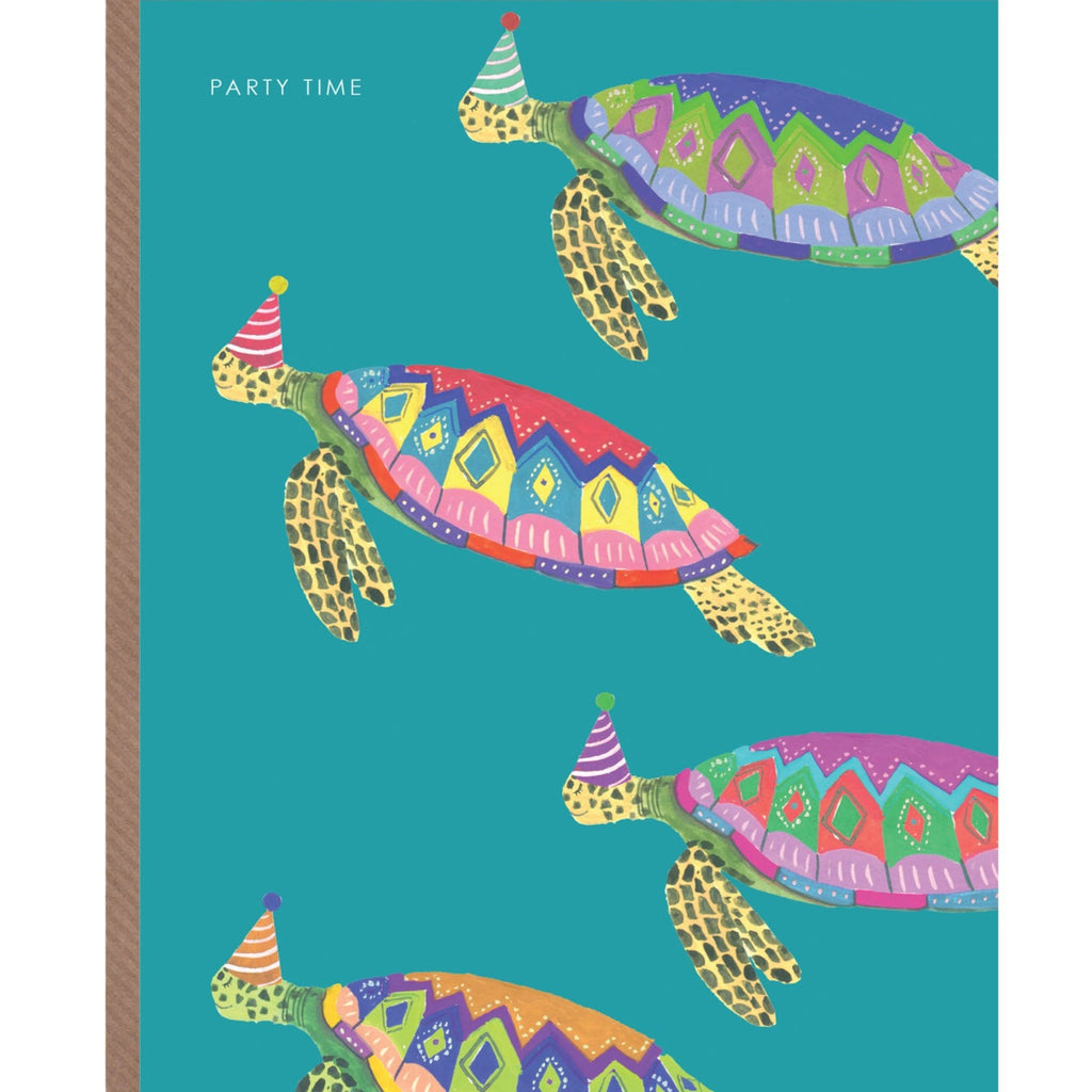 Party Time Turtles Birthday Card