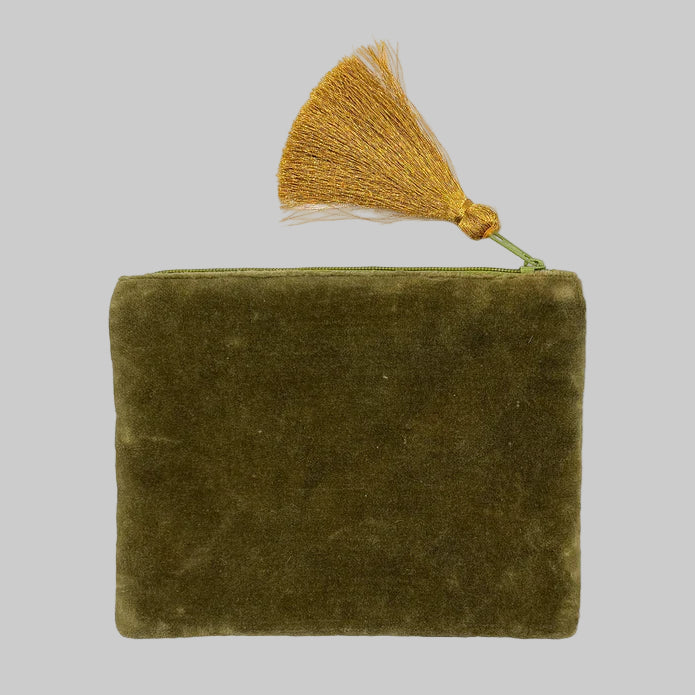 Embroidered Winter Bird Purse - SECPOUBD001A - Uneeka