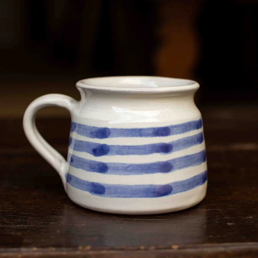 Hand Thrown Blue Pattern Mug - SH10 - Uneeka