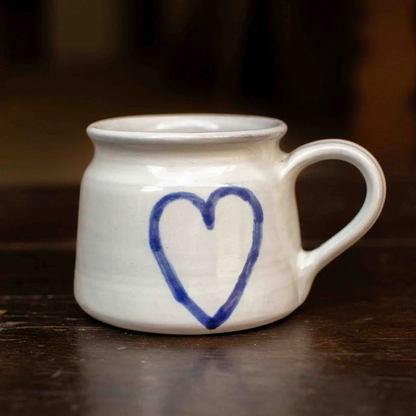 Hand Thrown Blue Pattern Mug - SH11 - Uneeka