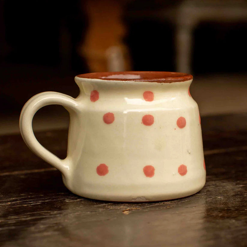 Hand Thrown Red Pattern Mug - SH15 - Uneeka