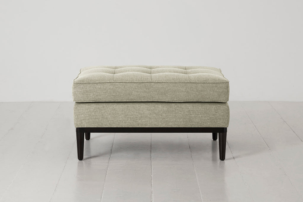 Swyft Model 02 Ottoman - Made To Order Pebble Linen