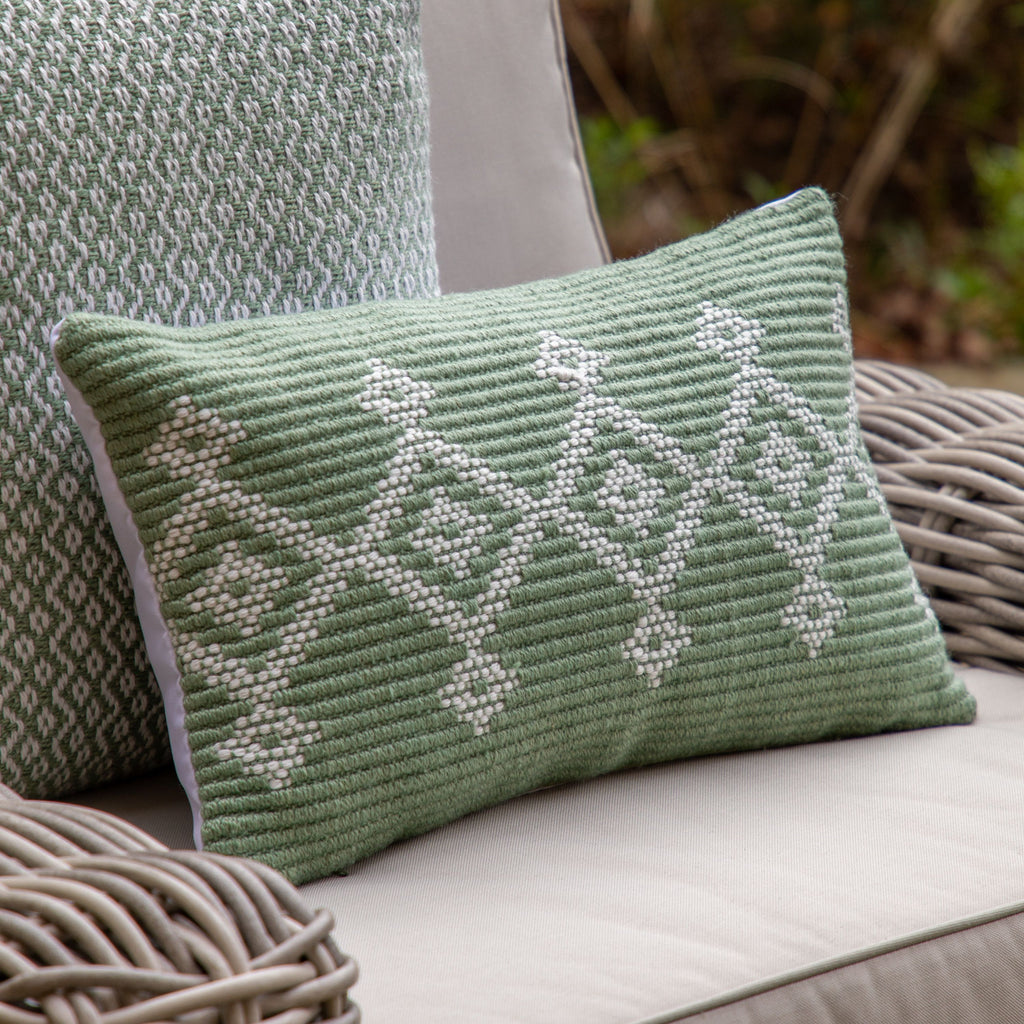 Sage Green Montrose Rectangular Cushion
