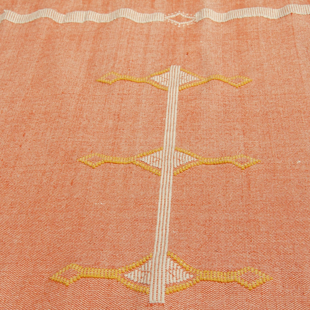 Sahlah Embroidered Tribal Rug Desert Sand