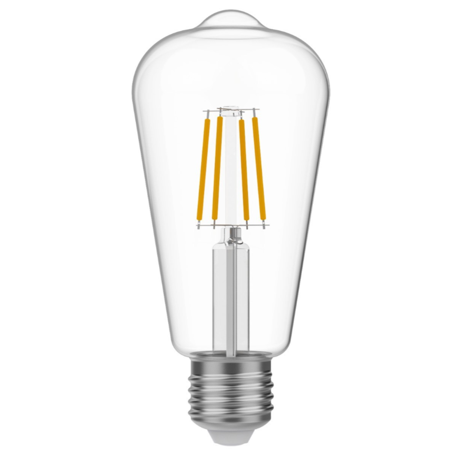 LED Clear Edison ST64 4W E27 Bulb