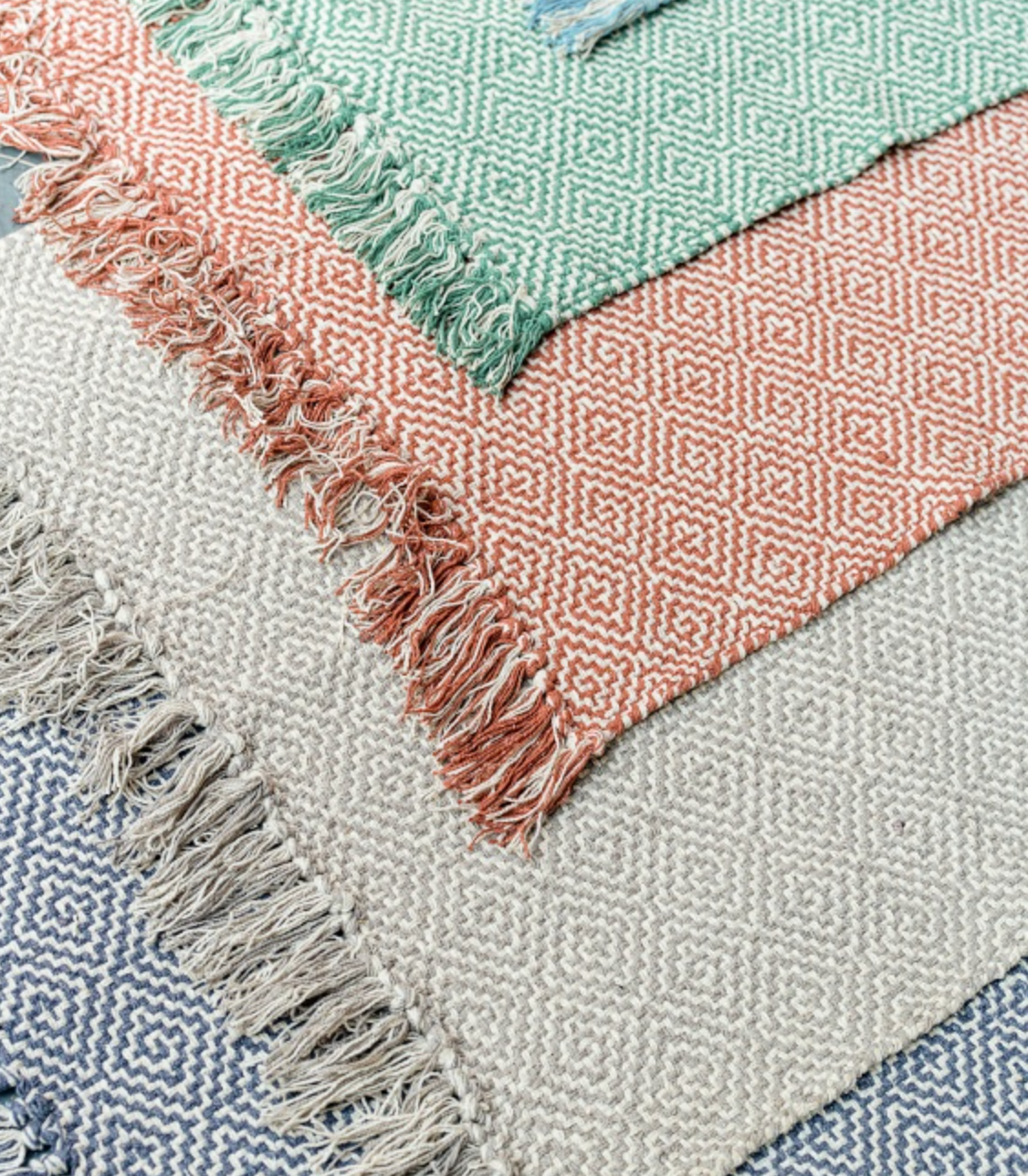 Souk Geometric Hand Woven Rug - 60 x 90 cm