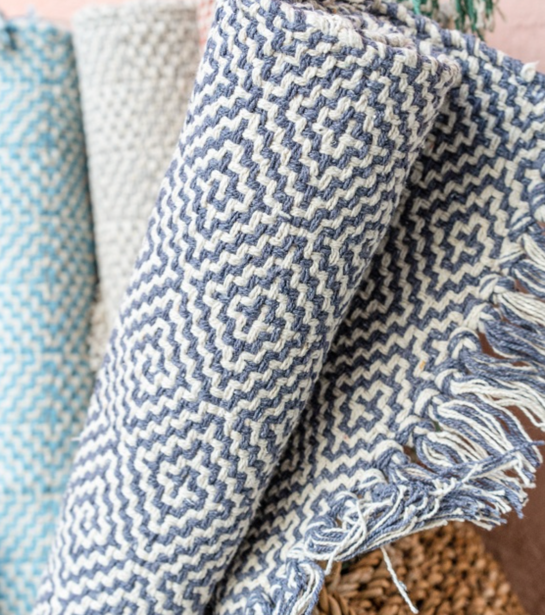 Souk Coloured Hand Woven Rug - 60 x 90 cm