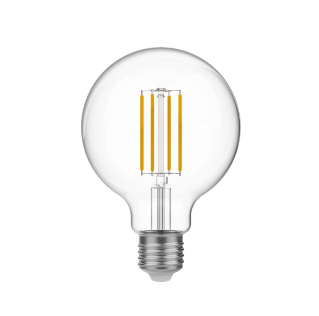 LED Clear Globe G95 7W E27 Dimmable Bulb
